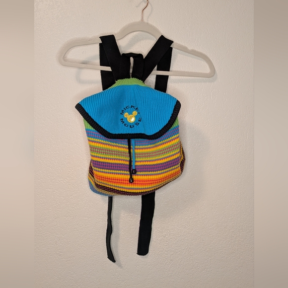 Mickey Mouse Vintage (90's) Knit Backpack - Picture 2 of 8